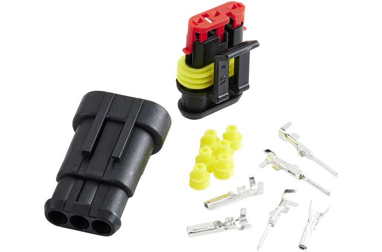 Halfords 3 Way Superseal Kit (Male and Female) (ELEC195) Halfords 3 Way Superseal Kit (Male and Female) (ELEC195)