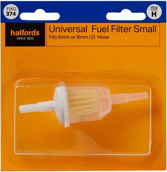 Halfords Universal Fuel Filter - Small (FIXG374)