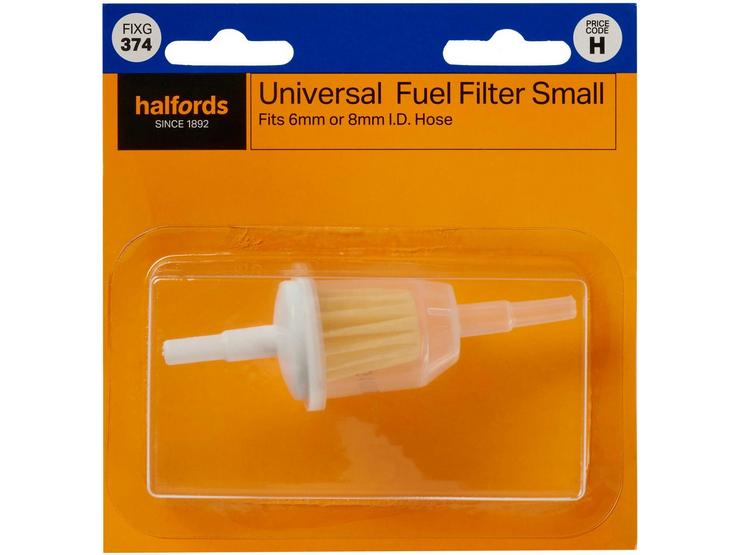 Halfords Universal Fuel Filter - Small (FIXG374)