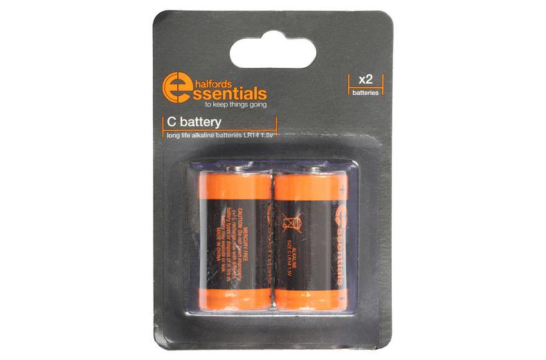 Halfords Essential Batteries C x2 Halfords Essential Batteries C x2