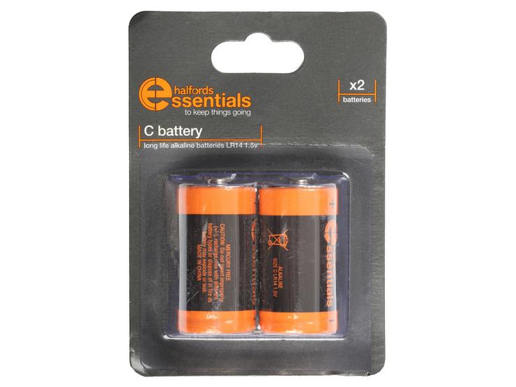 Halfords Essential Batteries C x2
