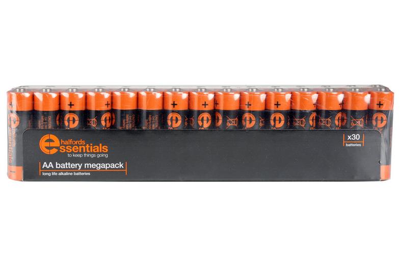 Halfords Essential Batteries AA x30 Halfords Essential Batteries AA x30