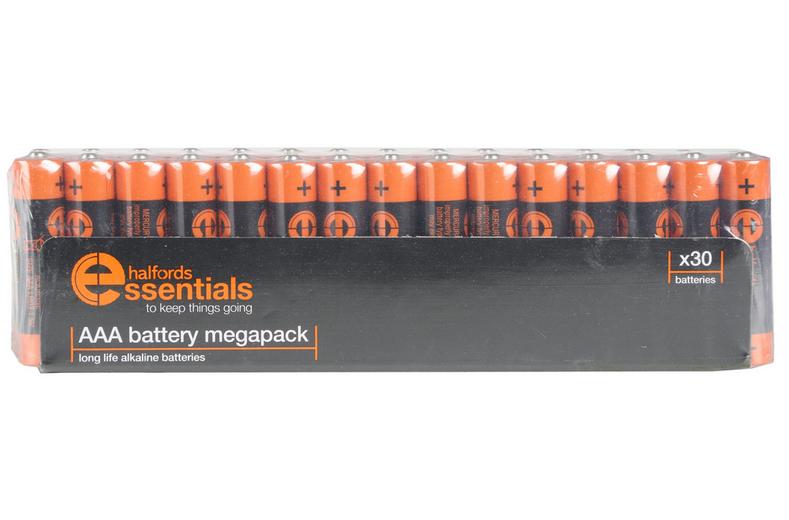 Halfords Essential Batteries AAA x30 Halfords Essential Batteries AAA x30