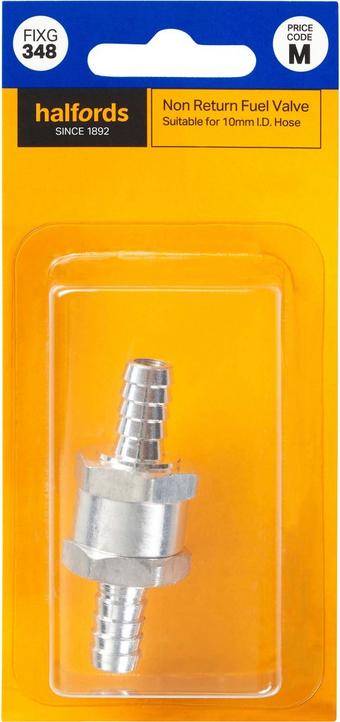 Halfords Non Return Fuel Valve 10mm (FIXG348)