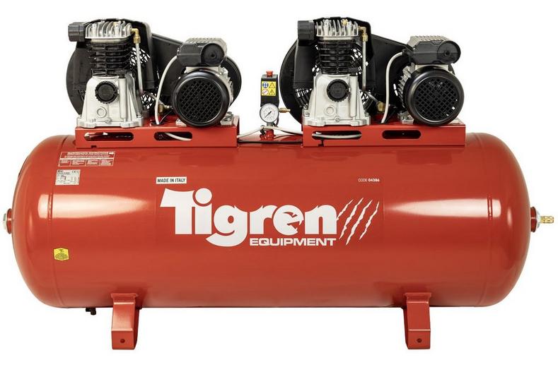 Tigren 270ltr Tandem Compressor Tigren 270ltr Tandem Compressor