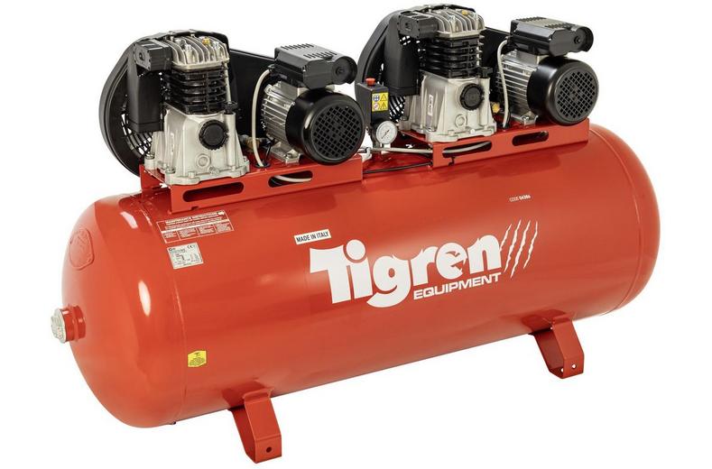 Tigren 270ltr Tandem Compressor Tigren 270ltr Tandem Compressor