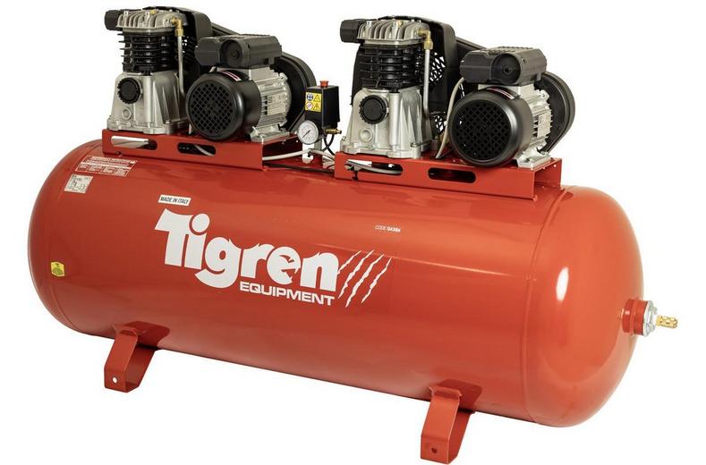 Tigren 270ltr Tandem Compressor Tigren 270ltr Tandem Compressor