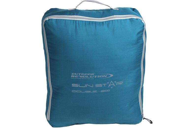 Outdoor Revolution Sun Star Double 200 Sleeping Bag - Blue Coral Outdoor Revolution Sun Star Double 200 Sleeping Bag - Blue Coral