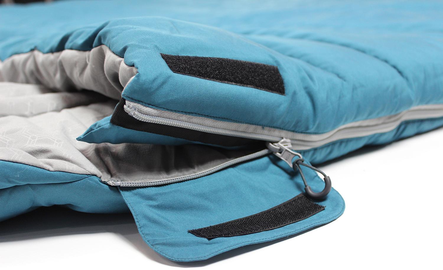 Outdoor Revolution Sun Star Double 400 Sleeping Bag - Blue Coral