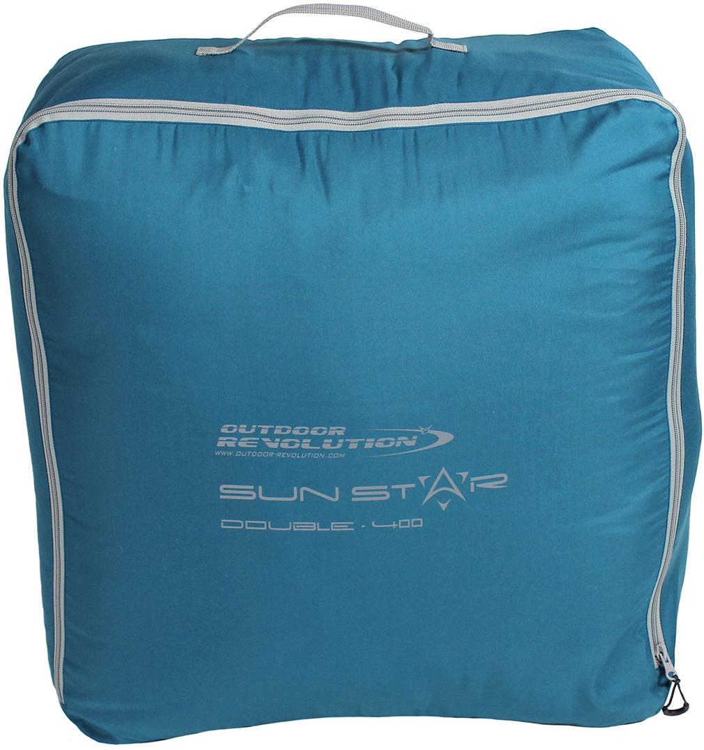 Outdoor Revolution Sun Star Double 400 Sleeping Bag - Blue Coral