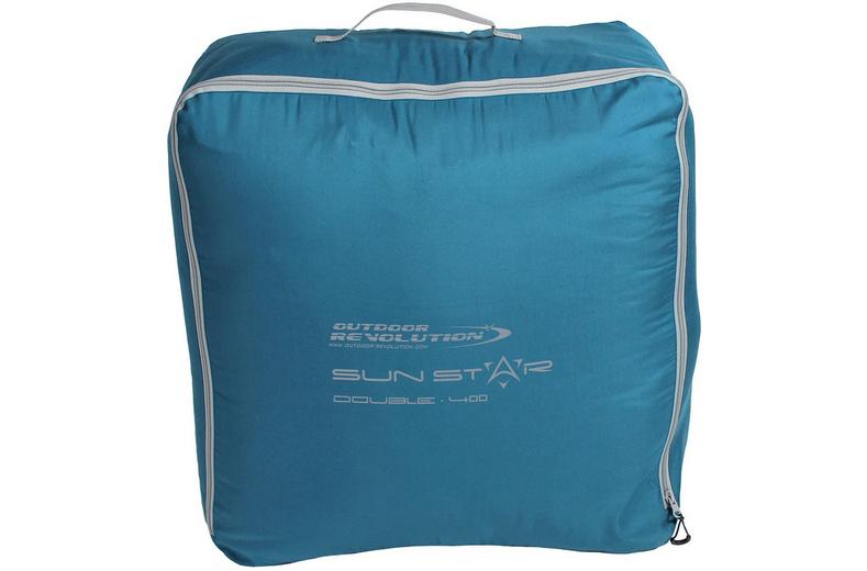 Outdoor Revolution Sun Star Double 400 Sleeping Bag - Blue Coral Outdoor Revolution Sun Star Double 400 Sleeping Bag - Blue Coral