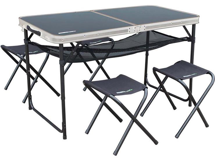 Outdoor Revolution Aluminium Capri Picnic Table and Stool Set