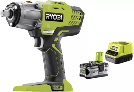 Ryobi Impact Wrench Starter Kit 4Ah Battery Halfords UK