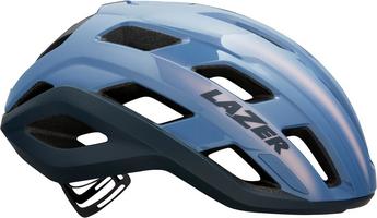 Halfords Lazer Strada Kineticore Helmet, Light Blue Sunset, Small | Extra 8% off for BC Members