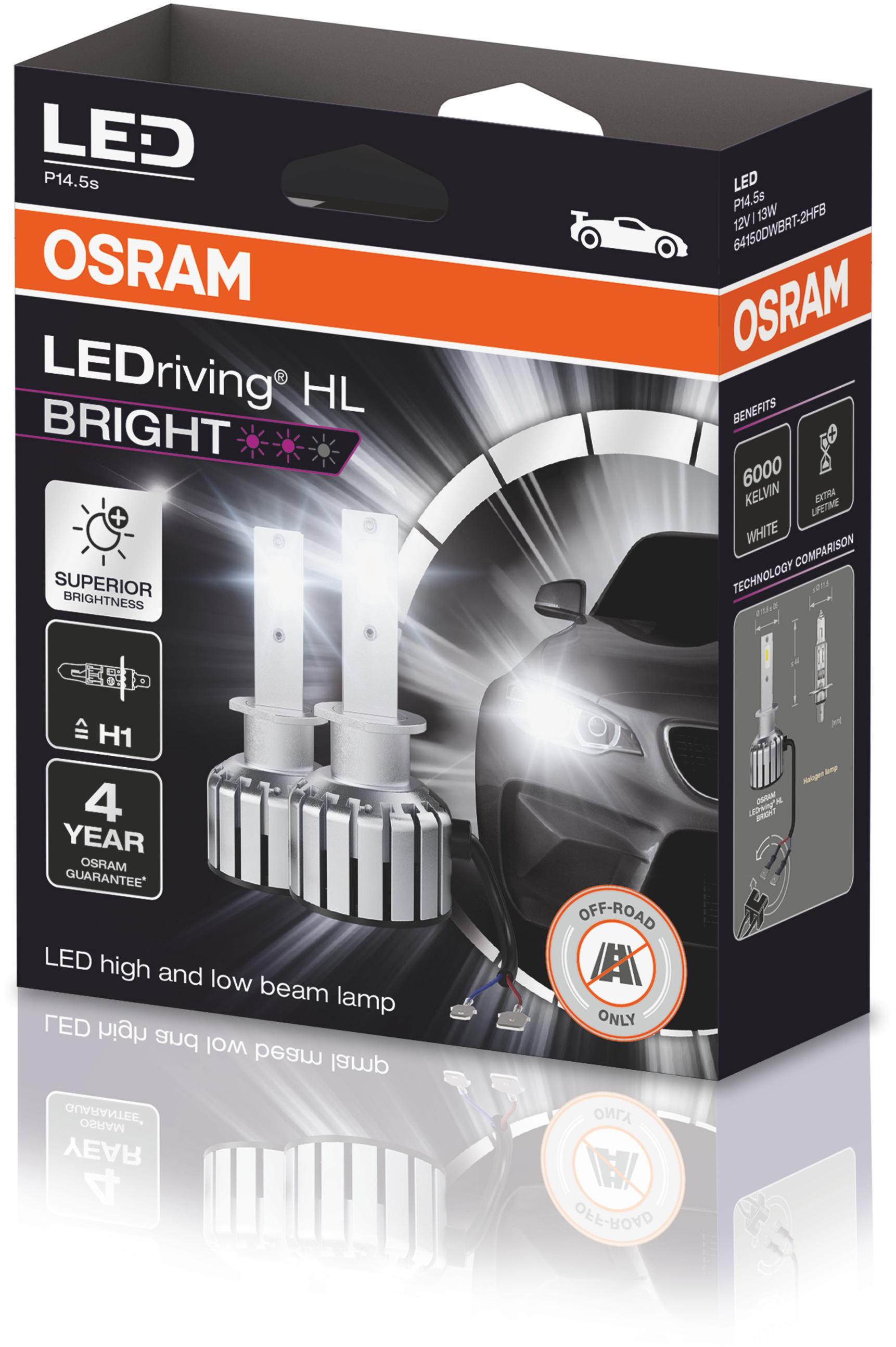 Osram LEDriving HL H1 Gen2 Twin Pack Halfords UK