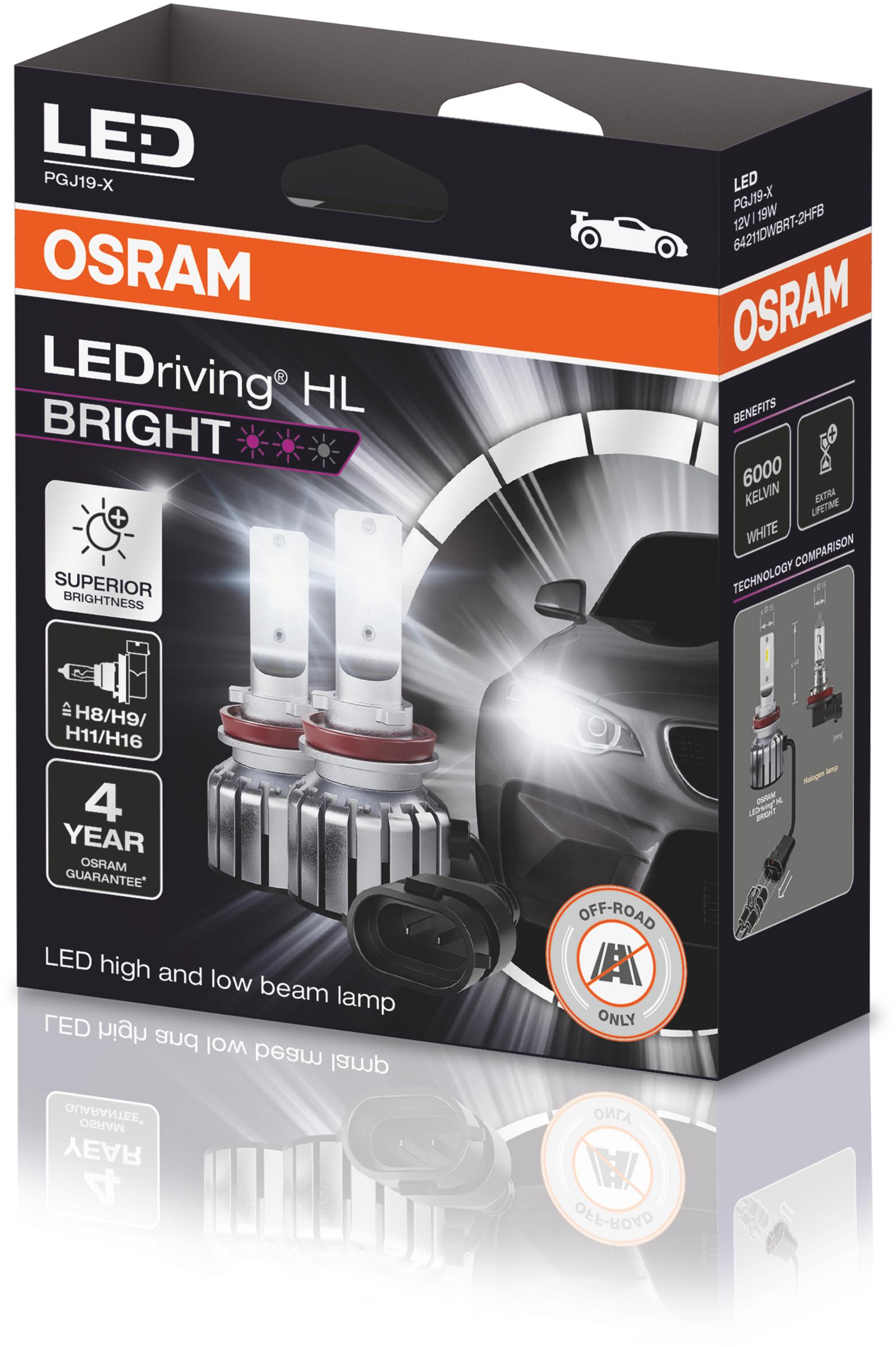 Osram LEDriving HL H11 Gen2 Twin Pack Halfords UK