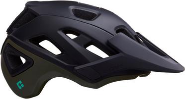 Halfords Lazer Jackal Kineticore Helmet, Matt Blue/Green, Large | Extra 8% off for BC Members