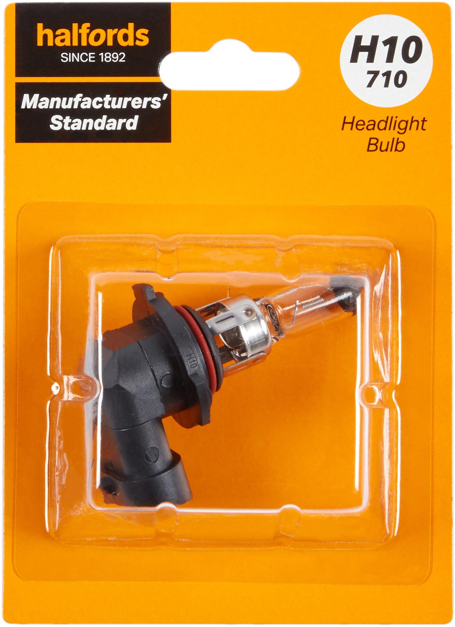 H10 710 Car Headlight Bulb Manufacturers Standard Halfords Single Pack