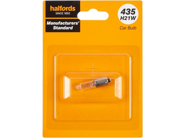 435 H21W Car Bulb Manufacturers Standard Halfords Single Pack