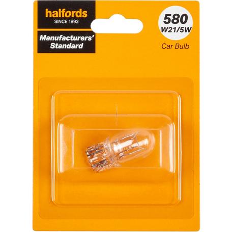silhouet Michelangelo belasting 580 W21/5W Car Bulb Manufacturers Standard Halfords Single Pack | Halfords  UK
