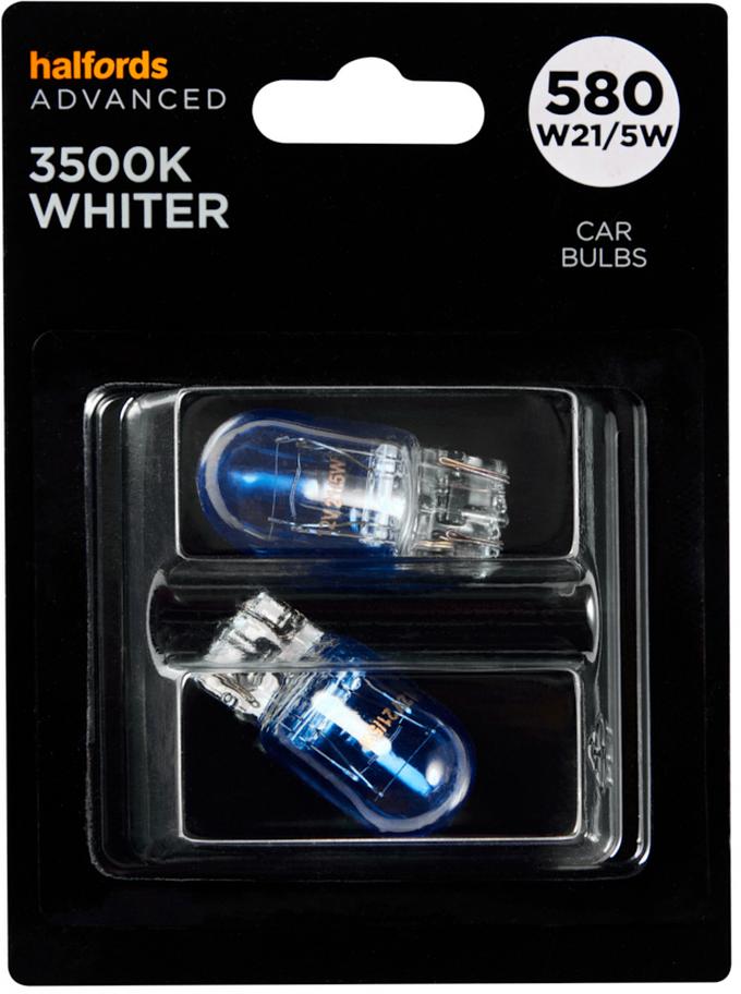 For Fiat 500 Daytime Running T20 7443 580 W21/5W Led Light Lamp Bulbs DRL  White