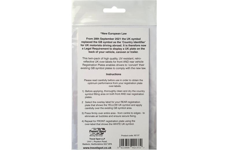 UK Over-labels for GB Reg Plates UK Over-labels for GB Reg Plates