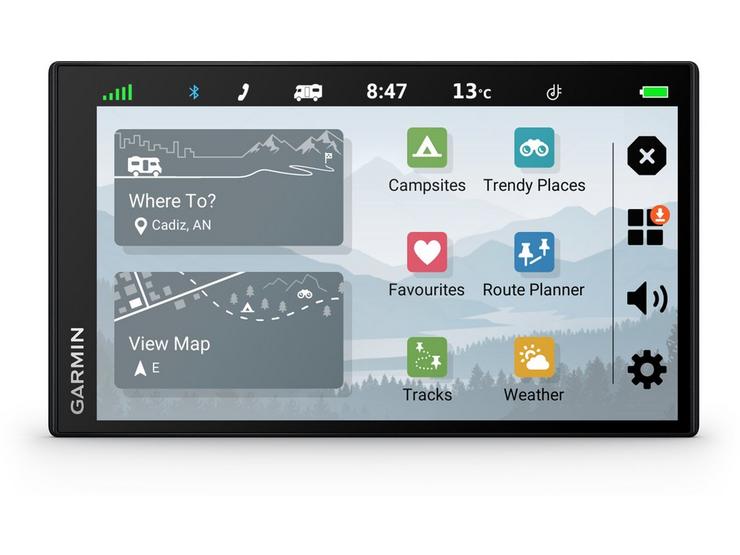 Garmin Camper 795 Sat Nav
