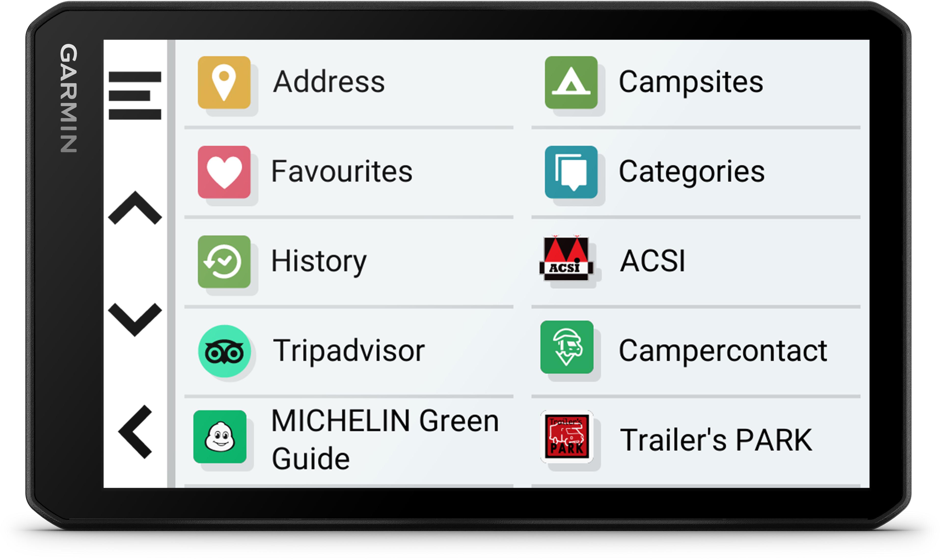 Garmin CamperCam 795 Sat Nav & Dash Cam