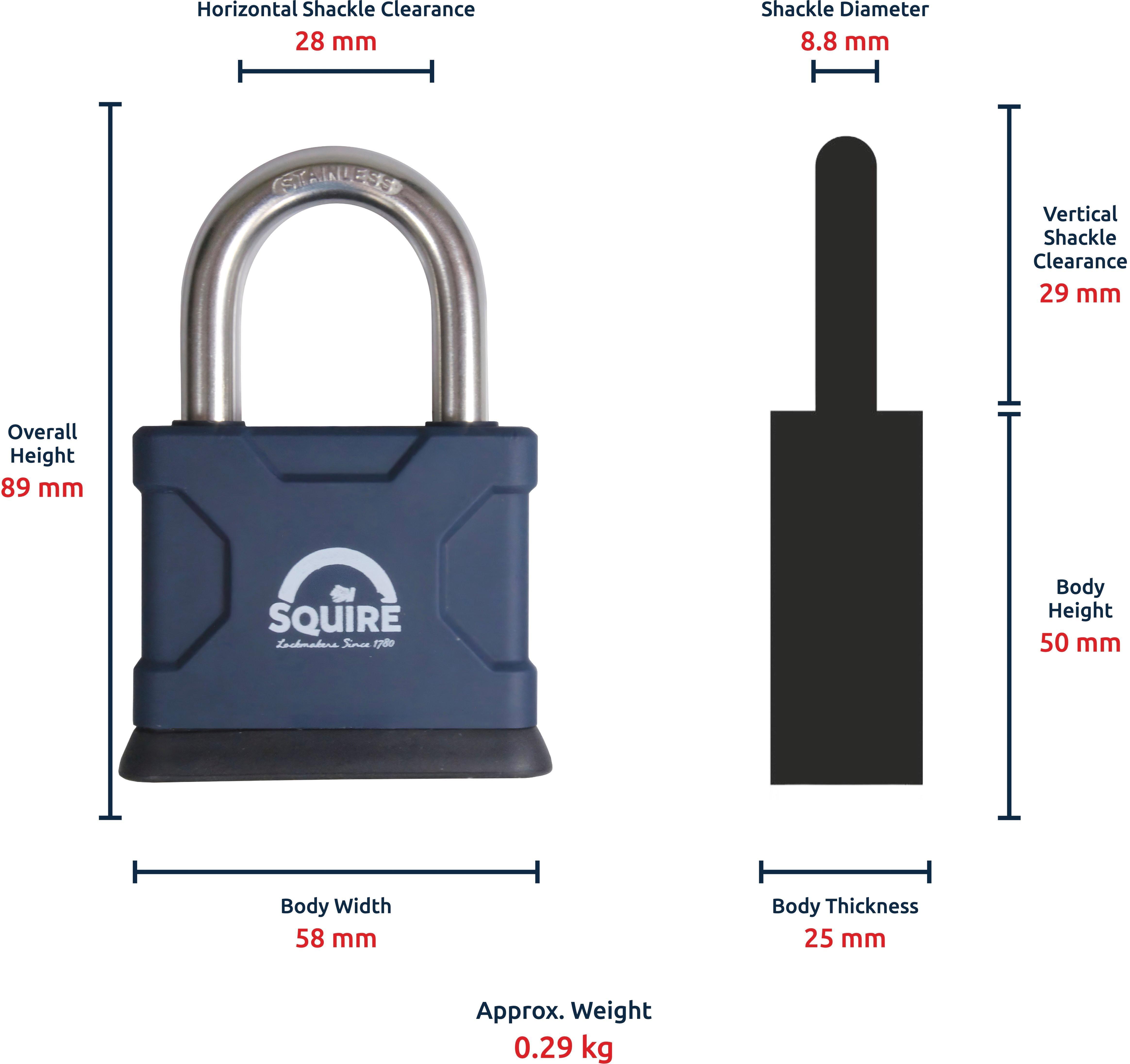 Squire ATL52S Padlock
