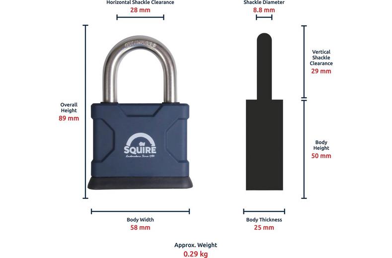 Squire ATL52S Padlock Squire ATL52S Padlock