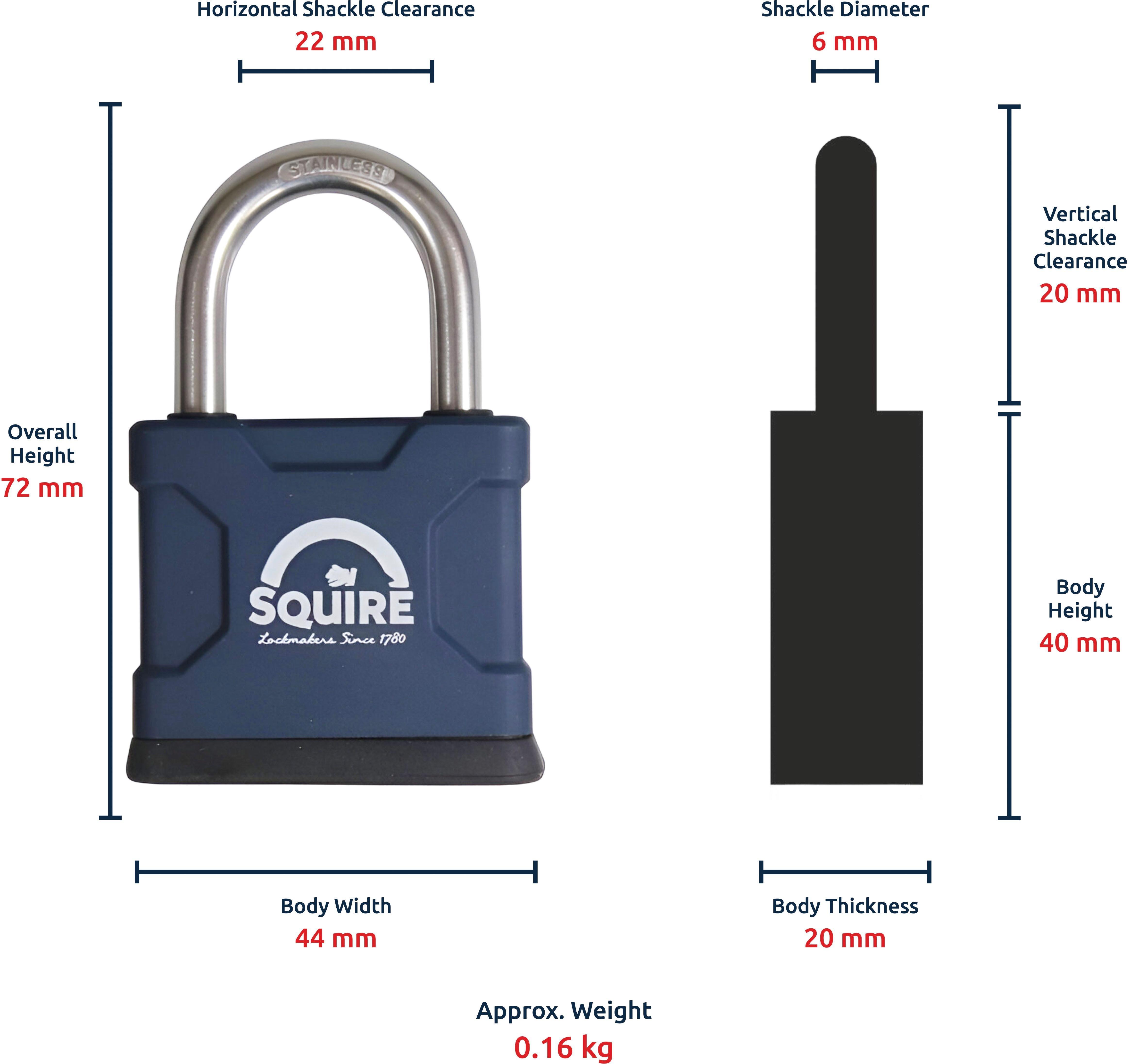 Squire ATL42S Padlock