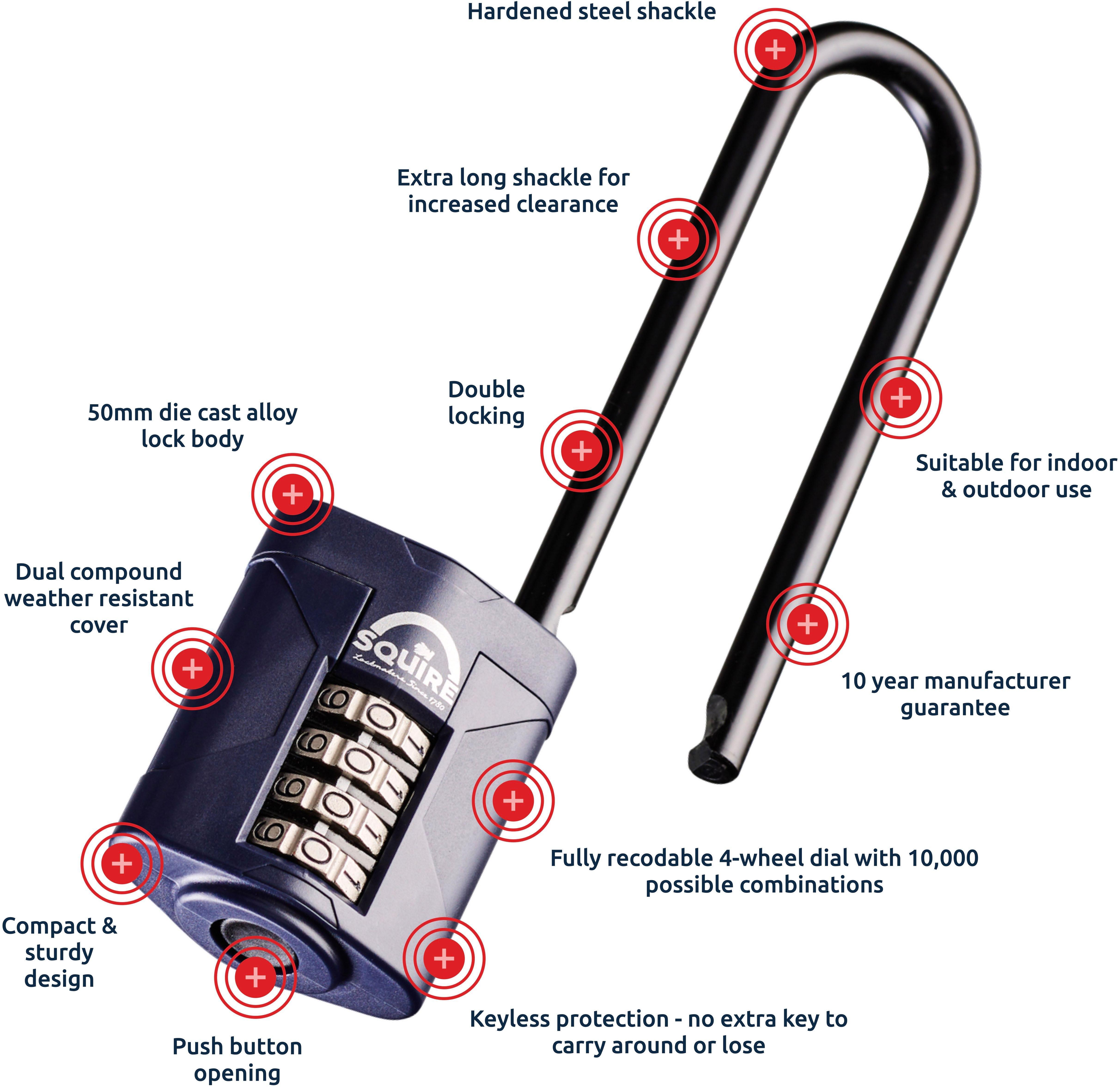 Squire CP50/4 Padlock
