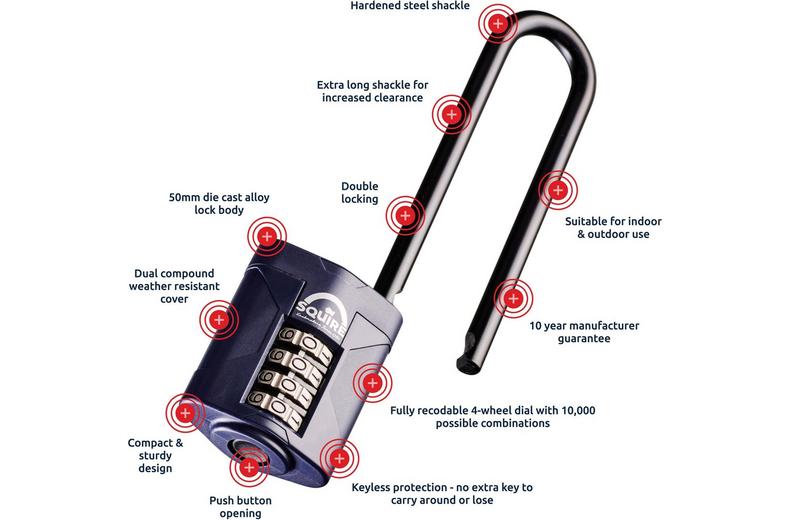 Squire CP50/4 Padlock Squire CP50/4 Padlock