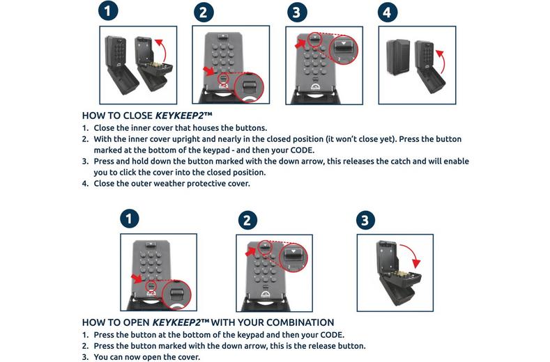 Squire KeyKeep2 Combinations Key Safe Squire KeyKeep2 Combinations Key Safe