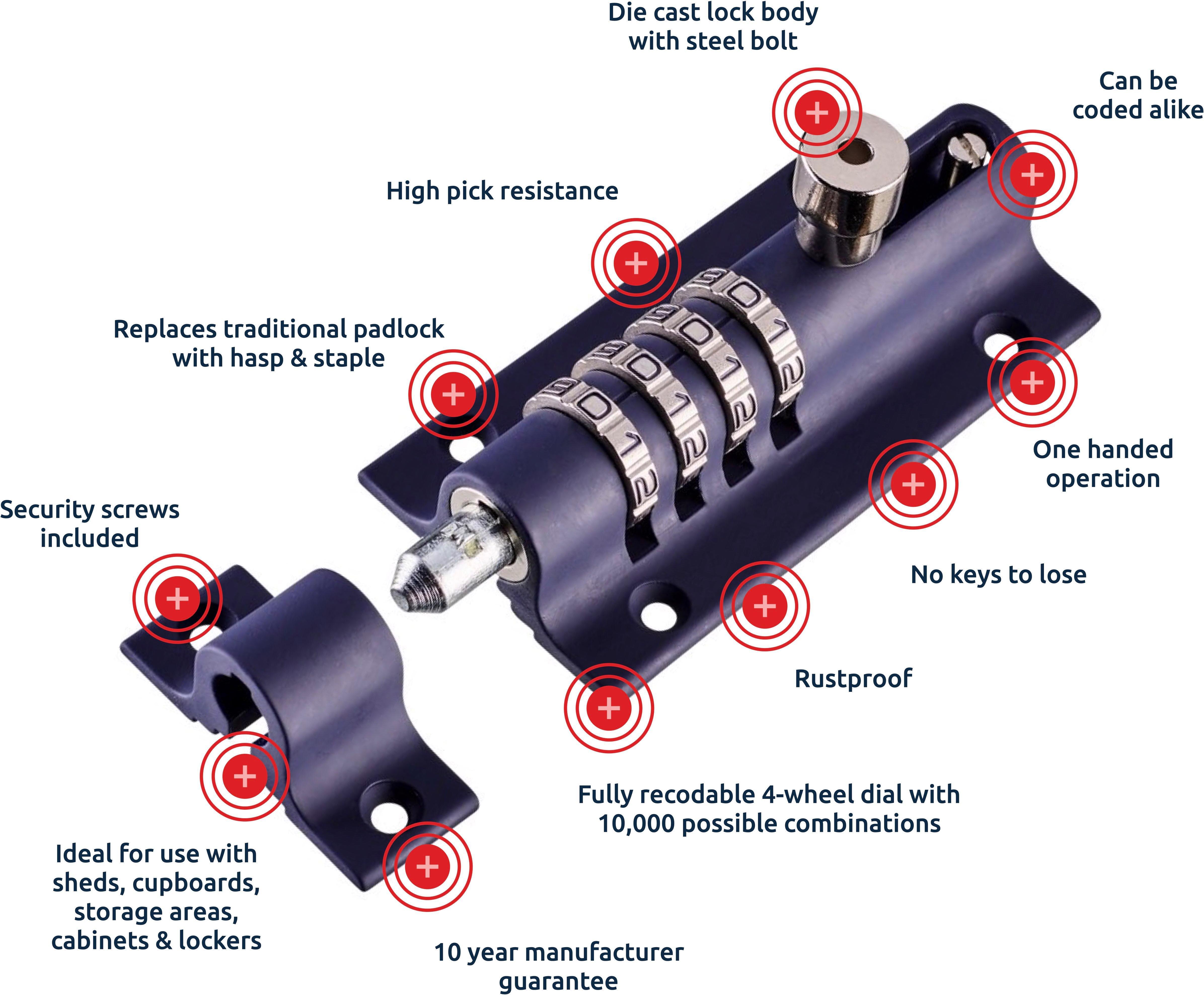 Squire Combi 4 Combination Bolt