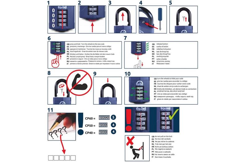 Squire CP50 Padlock Squire CP50 Padlock
