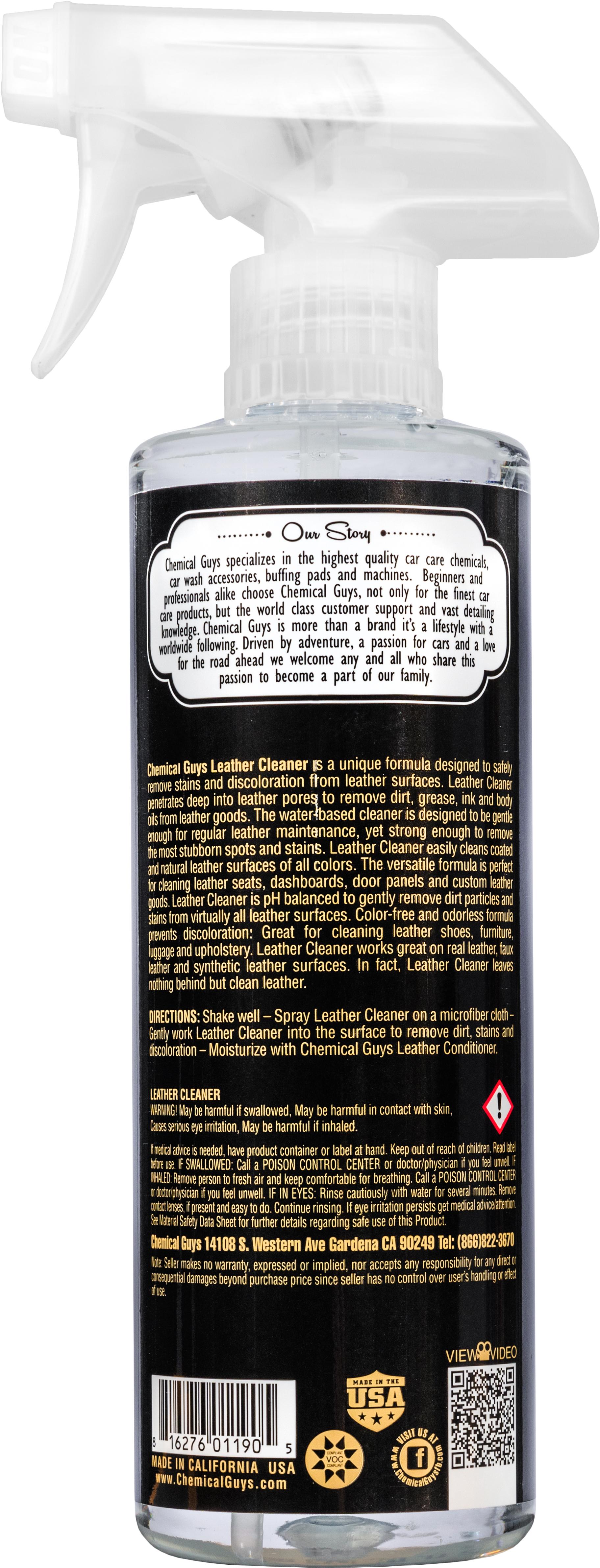 Chemical Guys Leather Cleaner Colourless/Odourless 16oz