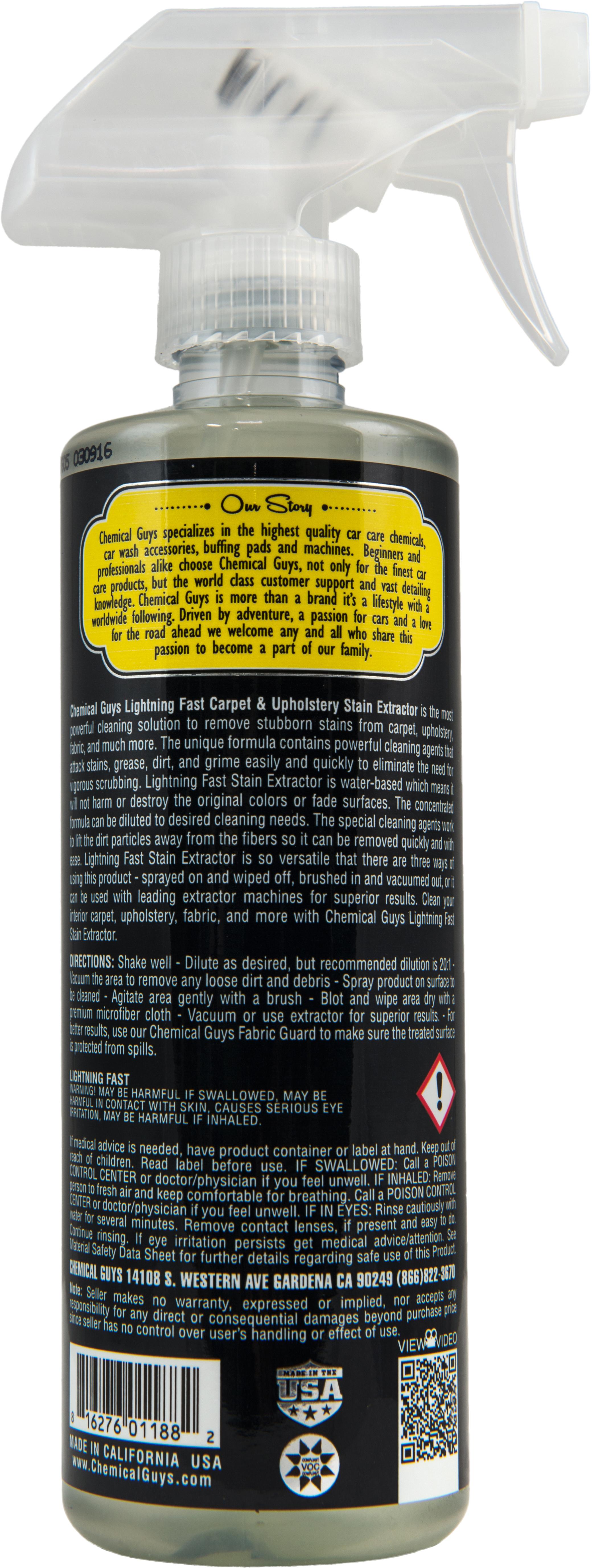 Chemical Guys Lightning Fast Carpet Clean 16oz