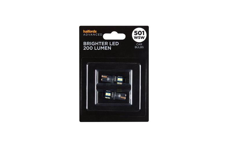 501 Super Bright LED Car Bulb Halfords Advanced Twin Pack 501 Super Bright LED Car Bulb Halfords Advanced Twin Pack
