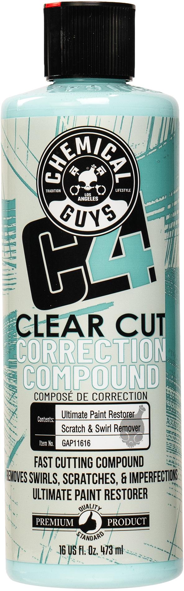 Chemical Guys C4 Clear Cut Correction Compound 16oz