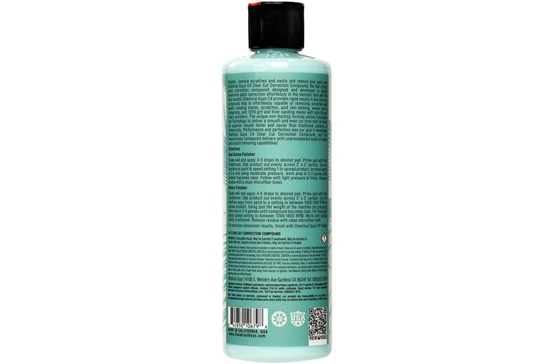 Chemical Guys C4 Clear Cut Correction Compound 16oz Chemical Guys C4 Clear Cut Correction Compound 16oz
