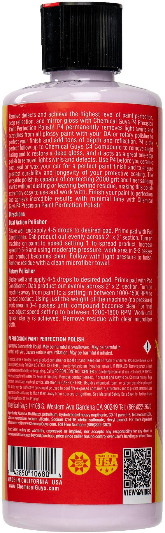 Chemical Guys P4 Precision Paint Perfection Polish 16oz