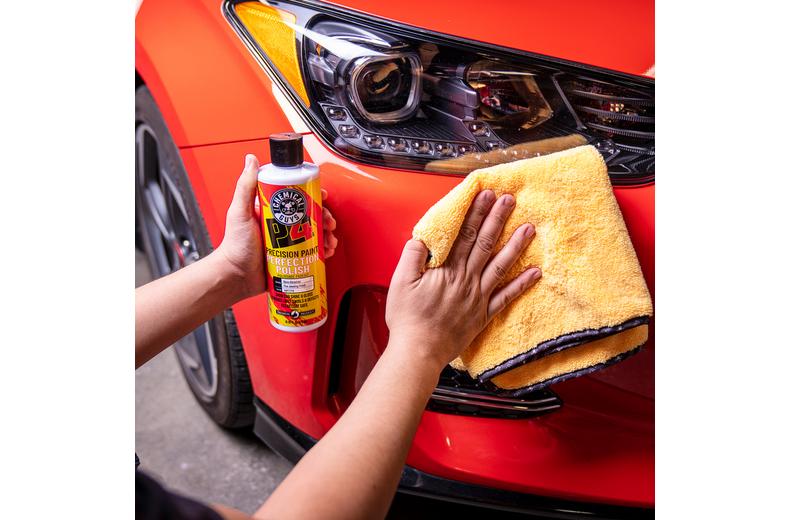 Chemical Guys P4 Precision Paint Perfection Polish & DA Microfibre Finishing Pad Combo (473ml/16oz)
