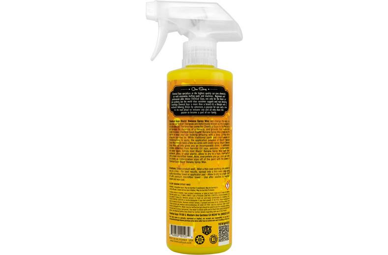 Chemical Guys Blazin' Banana Carnauba Spray Wax 16oz Chemical Guys Blazin' Banana Carnauba Spray Wax 16oz