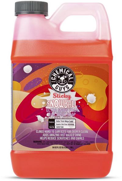 Chemical Guys Sticky Snowball Ultra Snow Foam 64oz Chemical Guys Sticky Snowball Ultra Snow Foam 64oz