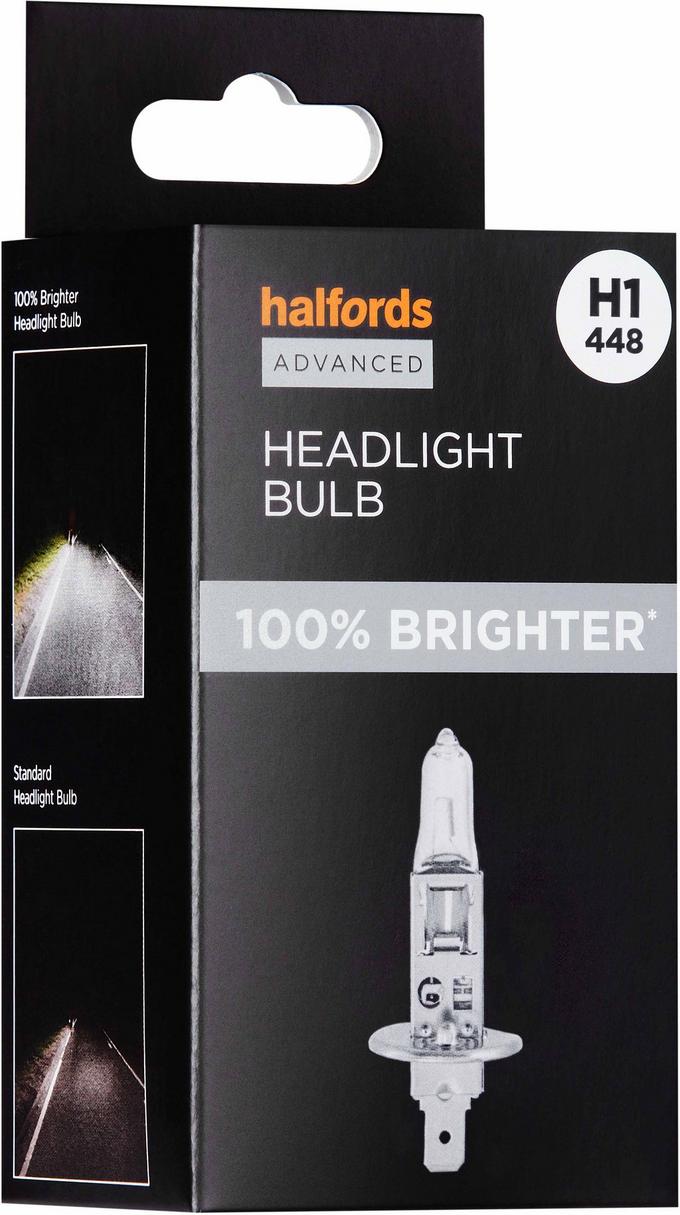 HB3 9005 Car Headlight Bulb Manufacturers Standard Halfords Single Pack