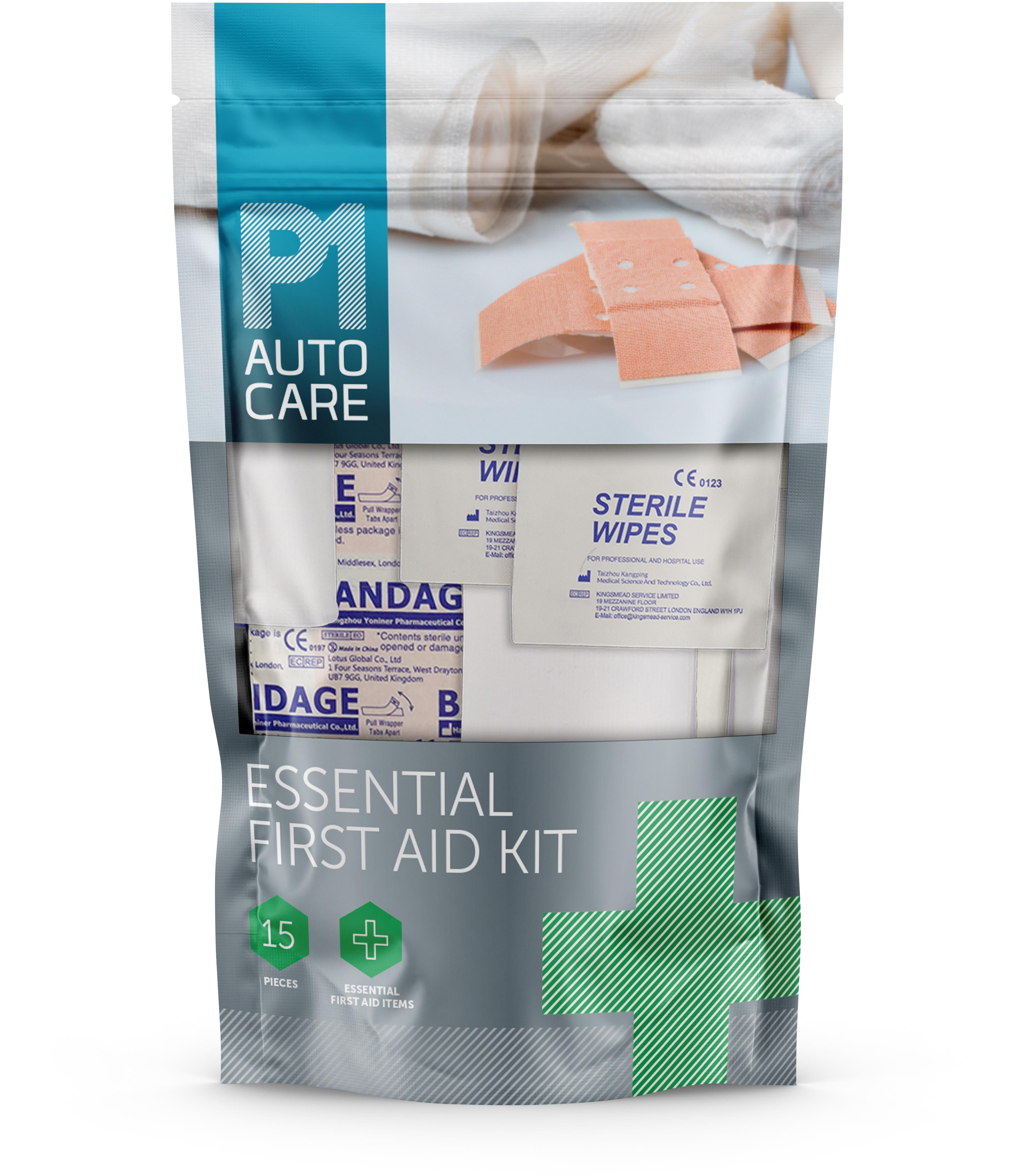 P1 Autocare Essential First Aid Kit Halfords UK