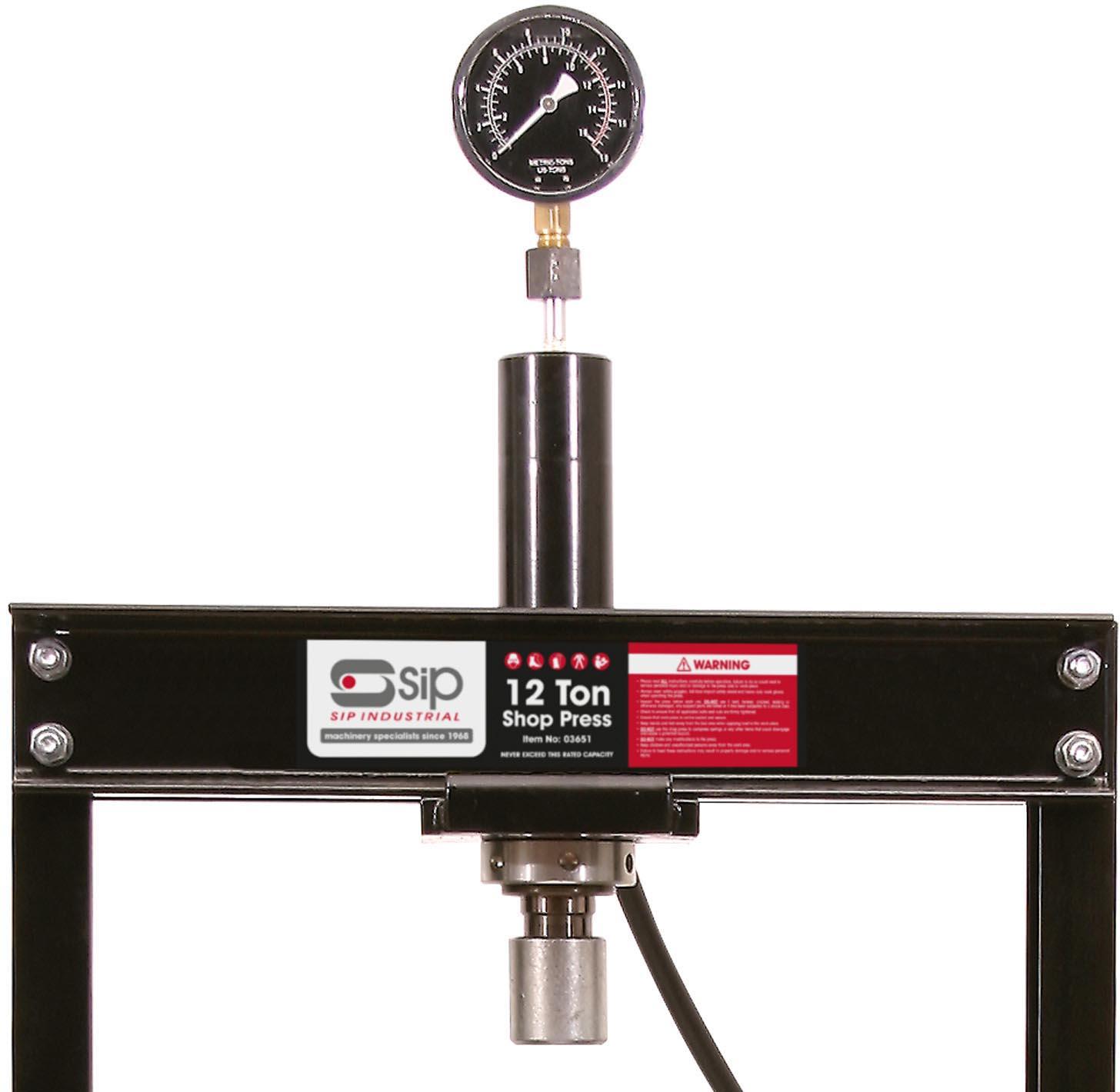 SIP 12 Tonne Floor Shop Press