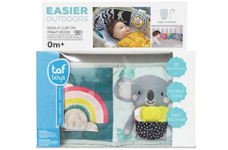 Taf Toys Koala Clip On Pram Book Taf Toys Koala Clip On Pram Book