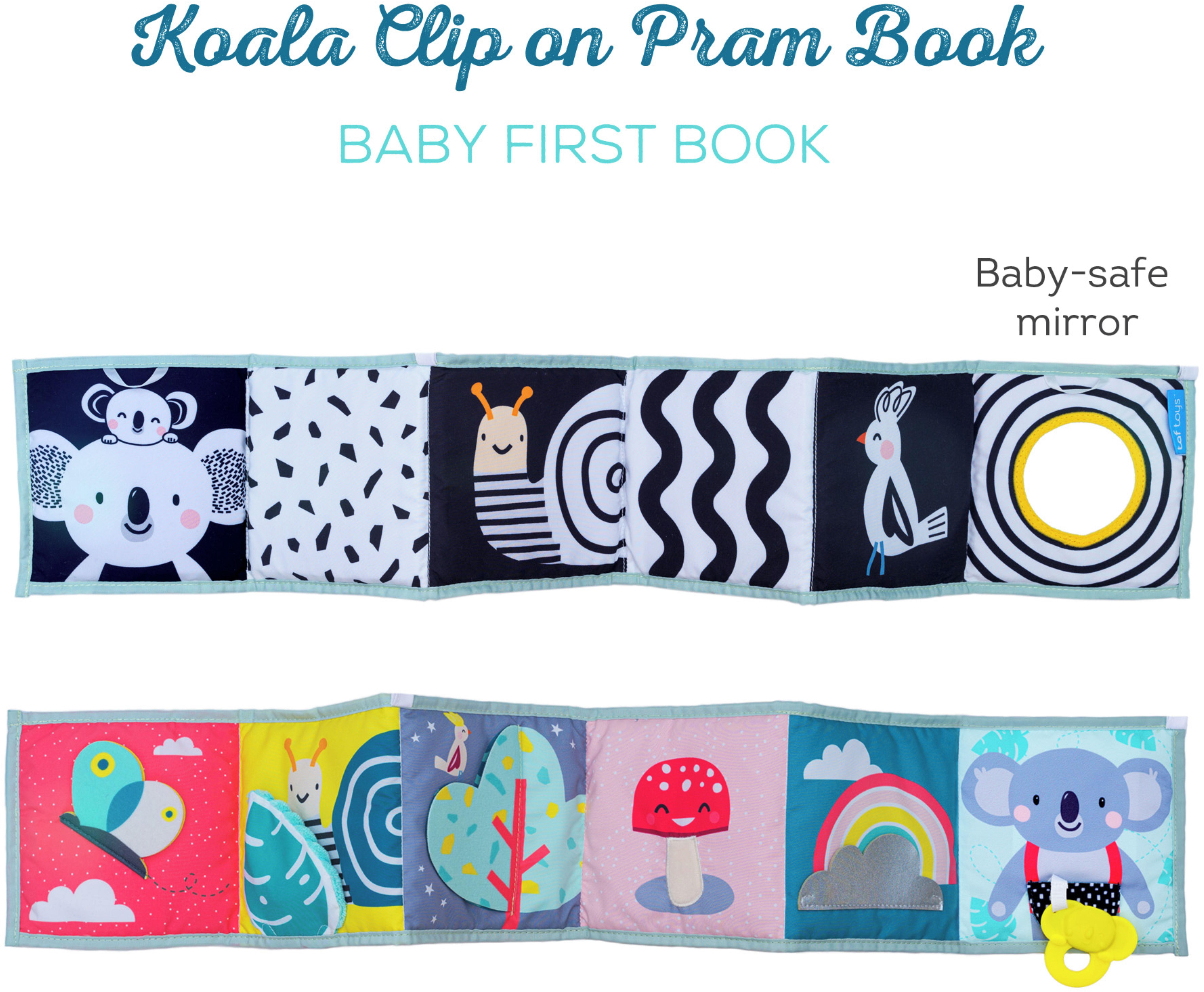 Taf Toys Koala Clip On Pram Book